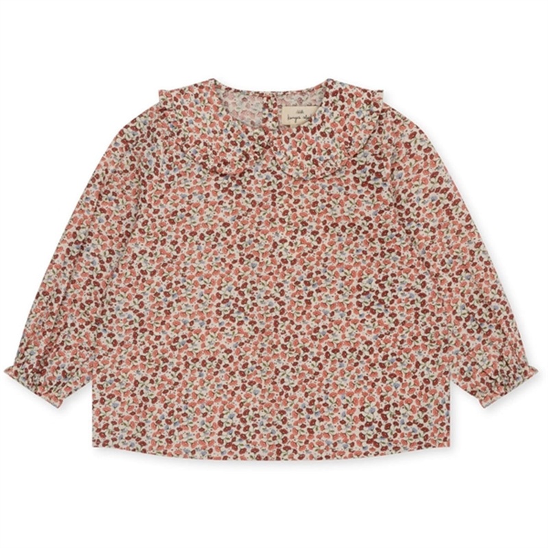 Konges Sljd Flor De Amor Bitsy Colar Blouse