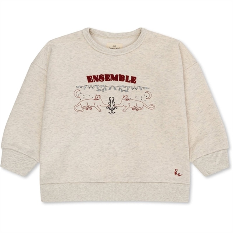 Konges Sljd Grey Melange Lou Sweatshirt