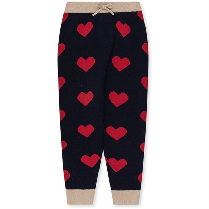 Konges Sljd Navy Heart Lapis Knit Pants