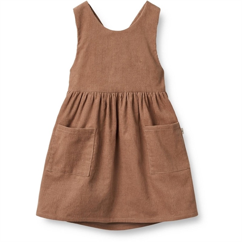 Wheat Berry Dust Dress Annie|3 y|4 y|5 y|6 y|7 y|8 y