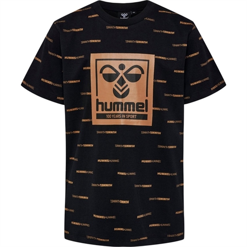 Hummel Black Street T-Shirt|104|110|116|122|128|134|140|146|152