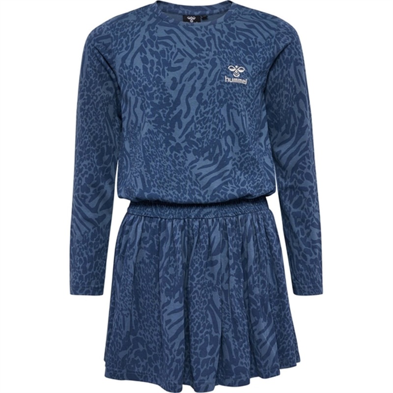 Hummel Dark Denim Wild Dress|104|110|116|122|128|134|140|146|152