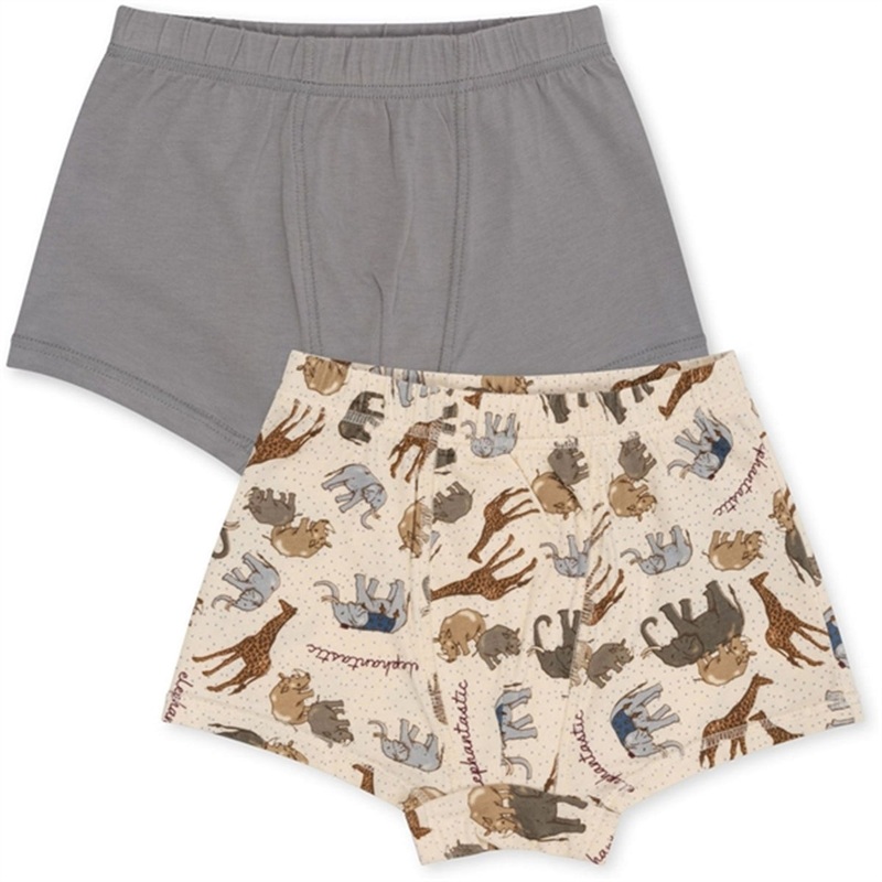 Konges Sljd Elefantastic\/Sleet Basic 2-Pack Boxers