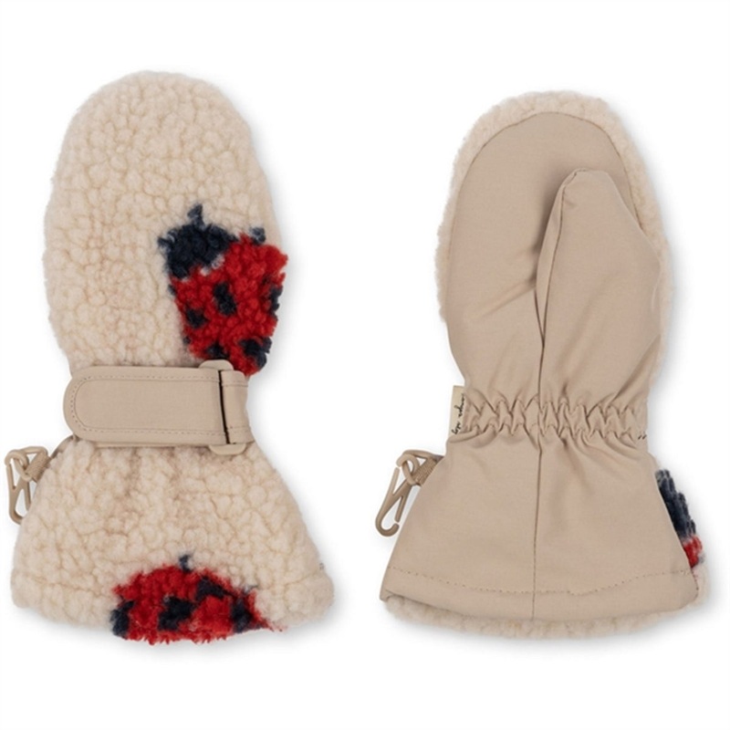 Konges Sljd Ladybug Sand Jody Mittens