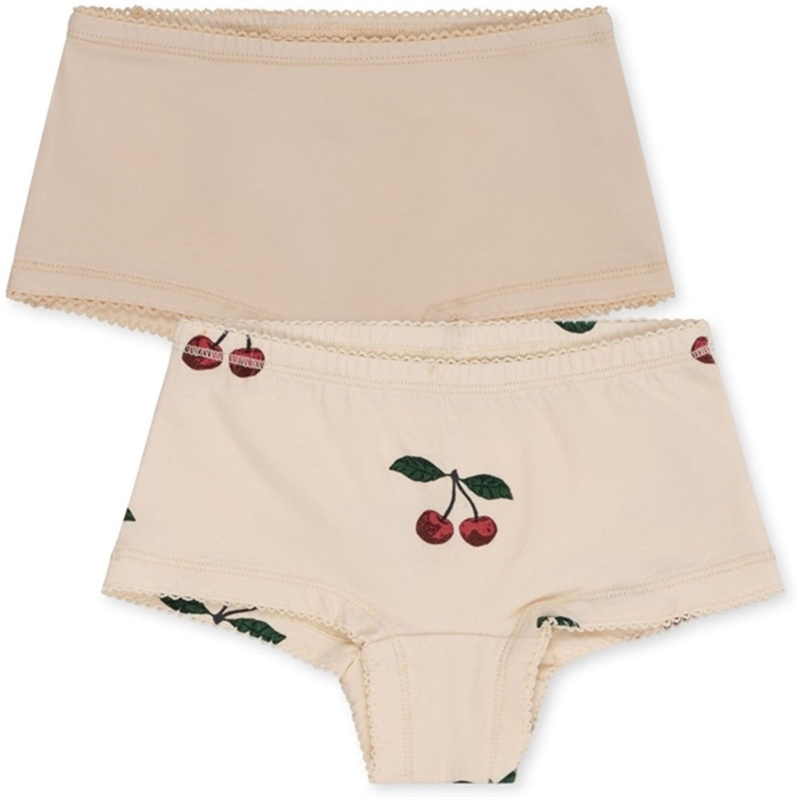 Konges Sljd Ma Grande Cerise\/Nouvelle Peach Basic 2-Pack Hipster