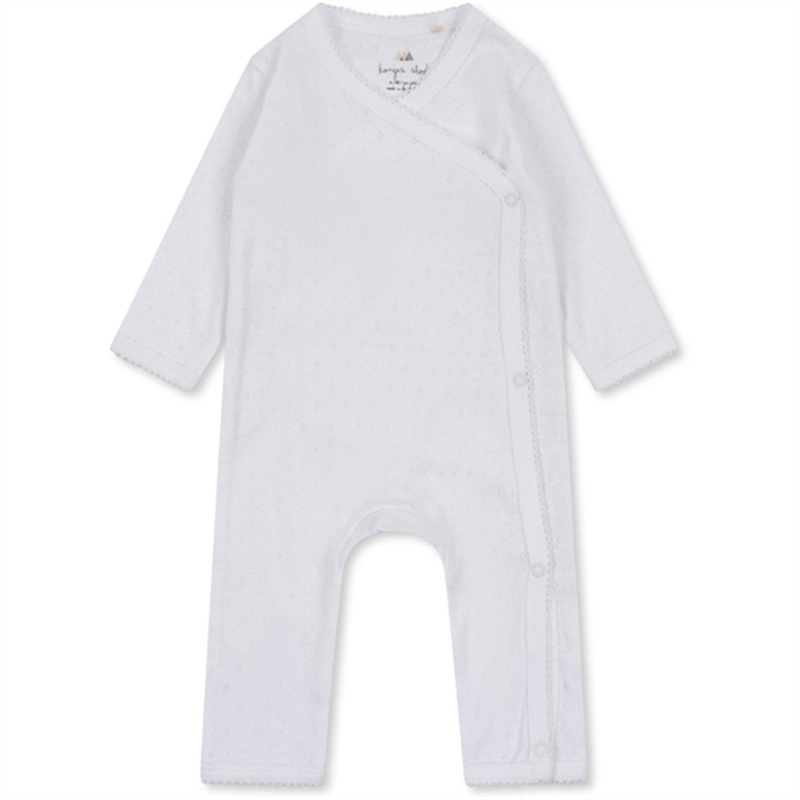 Konges Sljd Optic White Minnie Newborn Onesie