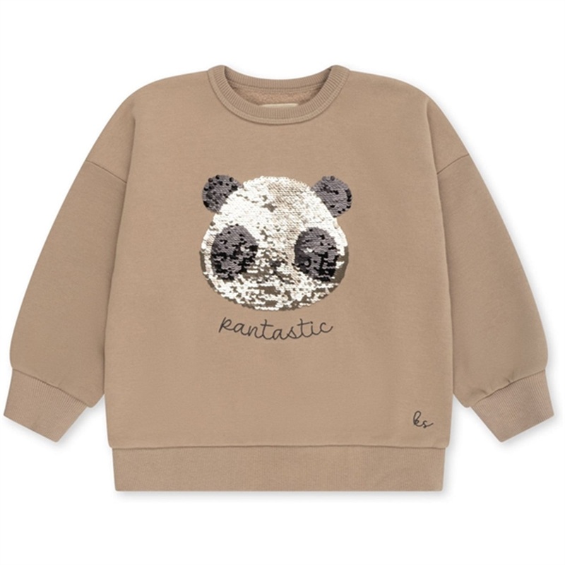 Konges Sljd Oxford Tan Lou Sequin Sweatshirt