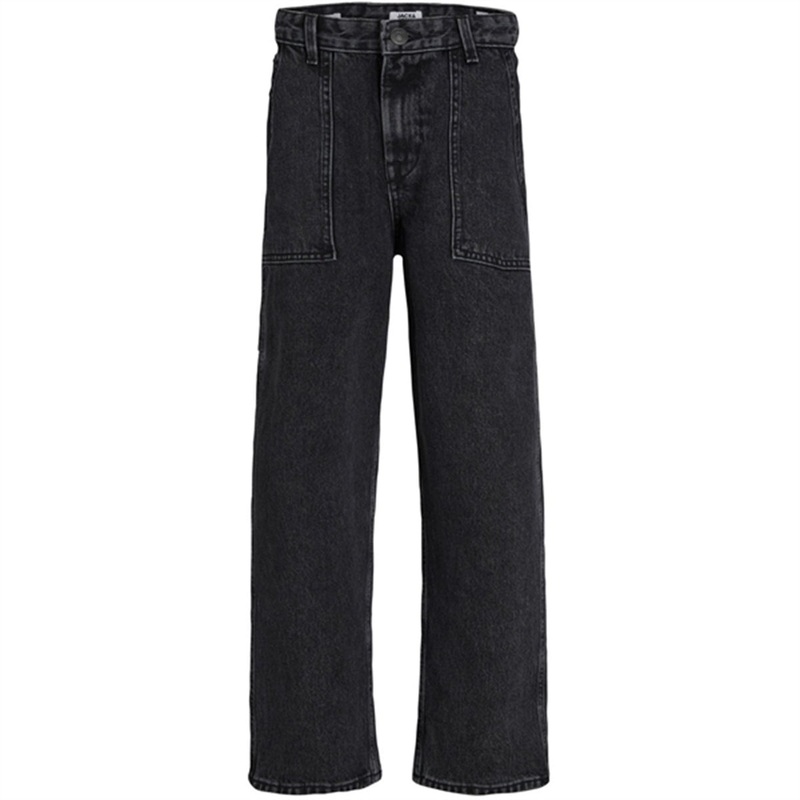 Jack \u0026 Jones Junior Black Denim Chris Utility 823 Pants