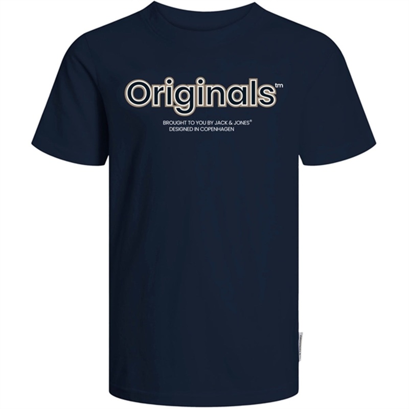 Jack \u0026 Jones Junior Navy Blazer\/Yellow Lakewood Branding T-Shirt