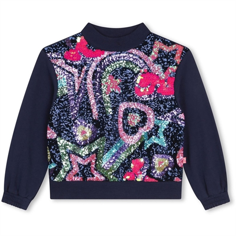 Billieblush Navy Sweatshirt|4 y|5 y|6 y|8 y|10 y