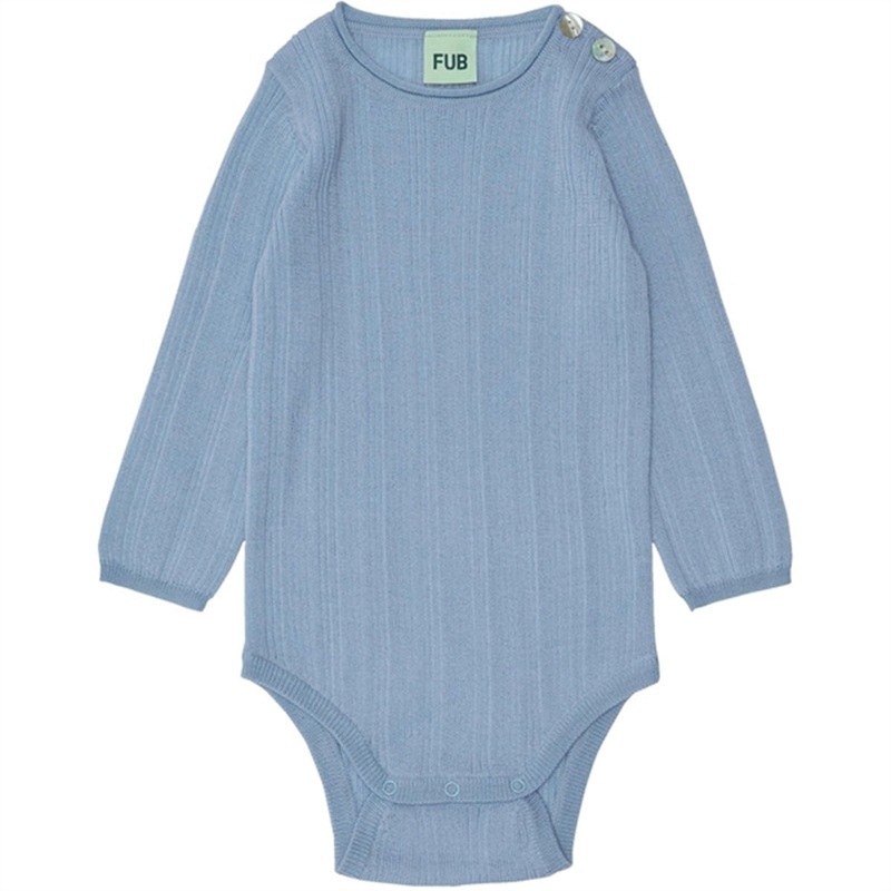 FUB Baby Rib Body Sky|62|68|74|80|86|92