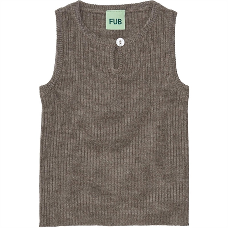 FUB Baby Vest Beige Melange|56|62|68|74|80|86|92
