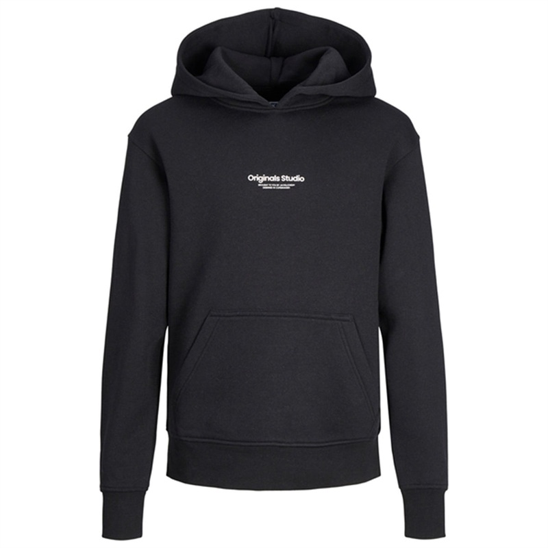 Jack \u0026 Jones Junior Black Vesterbro Sweat Hoodie Noos