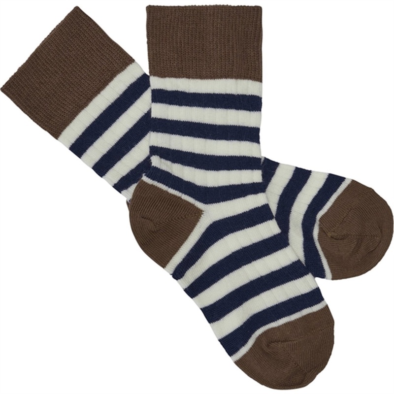 FUB 2-Pack Classic Striped Socks Amber\/Royal Blue