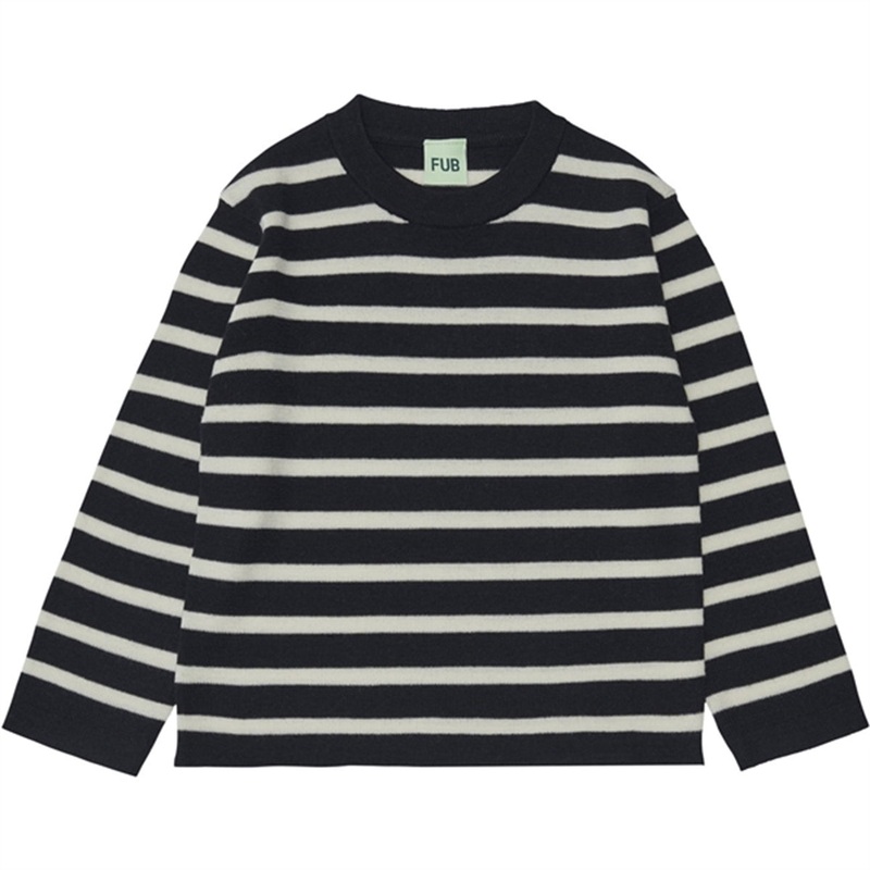 FUB Blouse Dark Navy\/Ecru|80|90|100|110|120|130