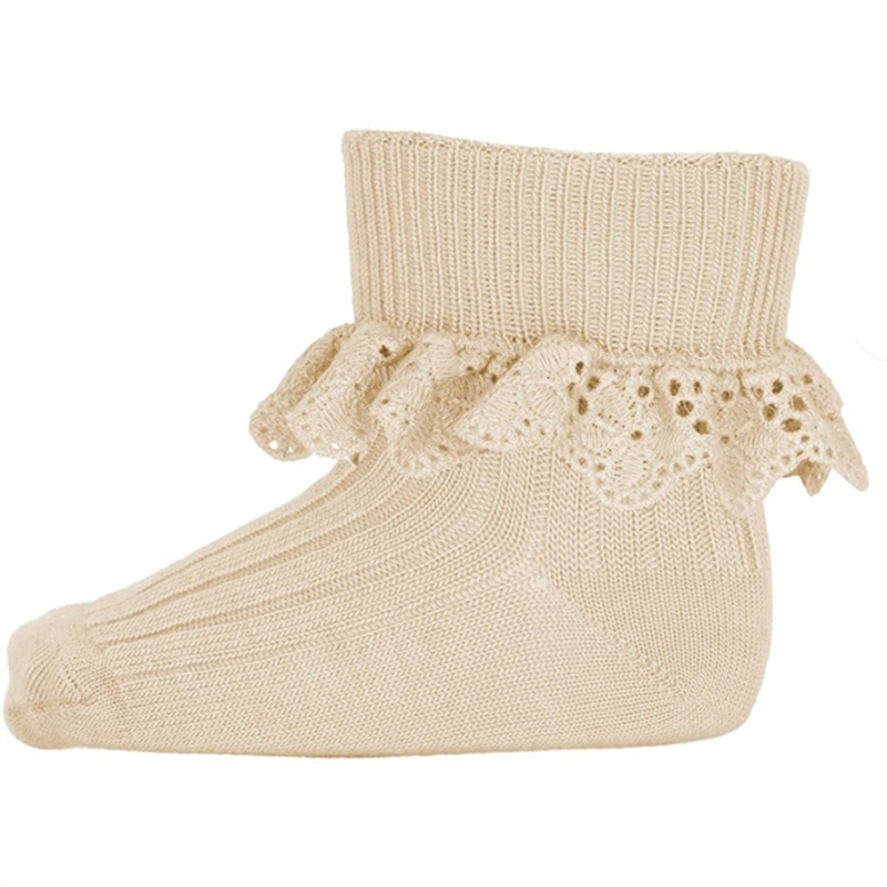 MP 59045 Lea Lace Socks Ecru|15-16|17-18|19-21|22-24|25-28|29-32