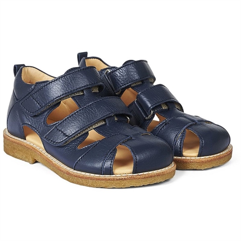 Angulus Sandal W. Velcro Navy|24|25|26|27|28|29