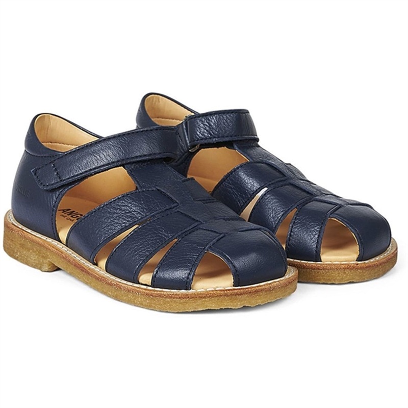 Angulus Sandal W. Velcro Navy|24|25|26|27|28|29|30|31|32
