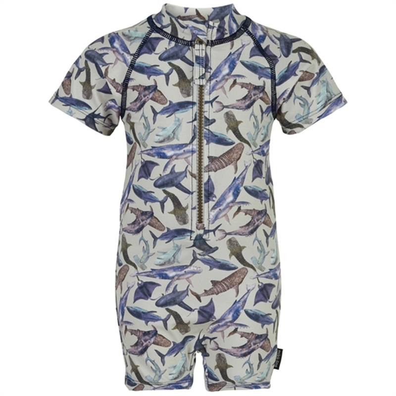 Mikk-Line UV Suit AOP Metal|3-6 m|6-12 m|1-2 y|2-4 y