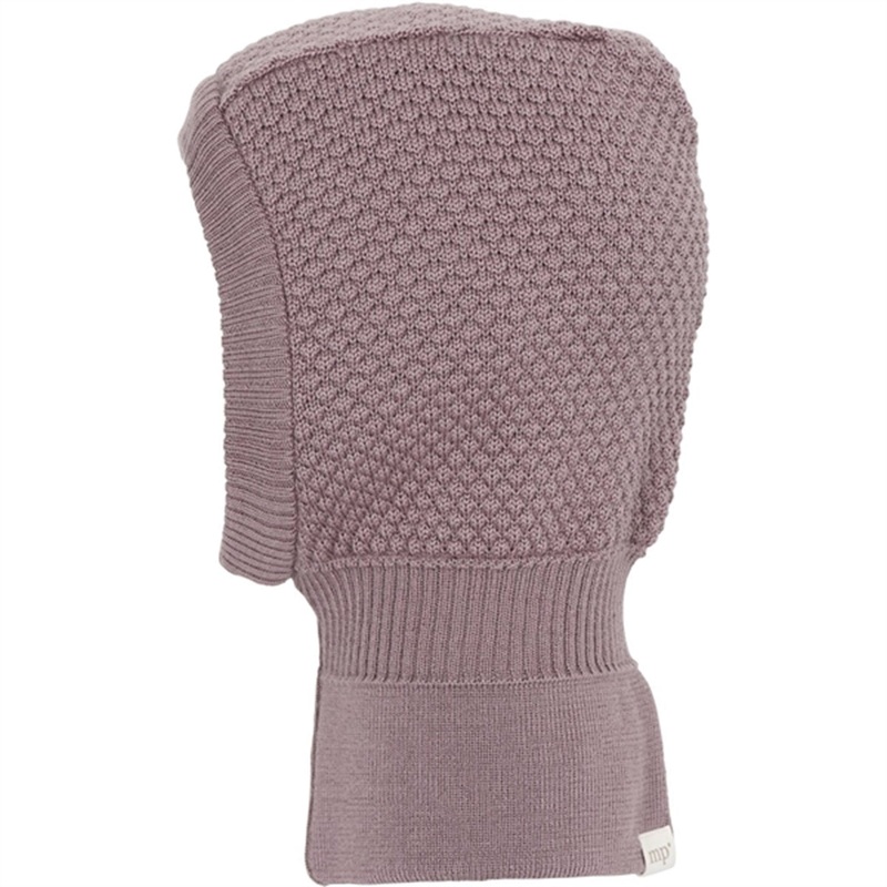 MP Danmark 97513 Oslo Wool Balaclava with Wind Stop Mauve Shadows