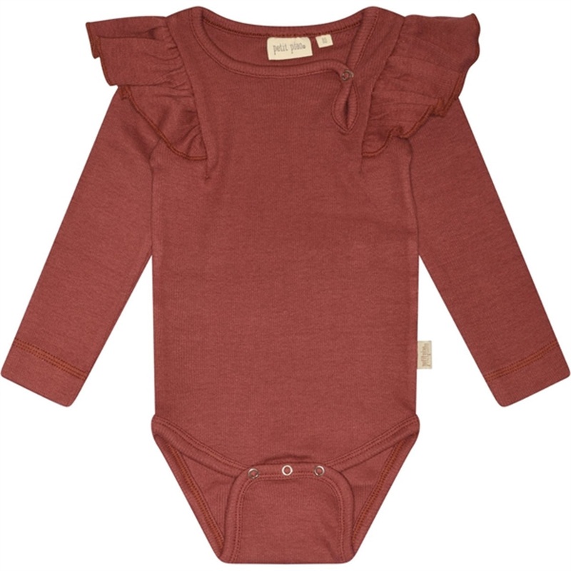 Petit Piao Berry Dust Body Modal Frill