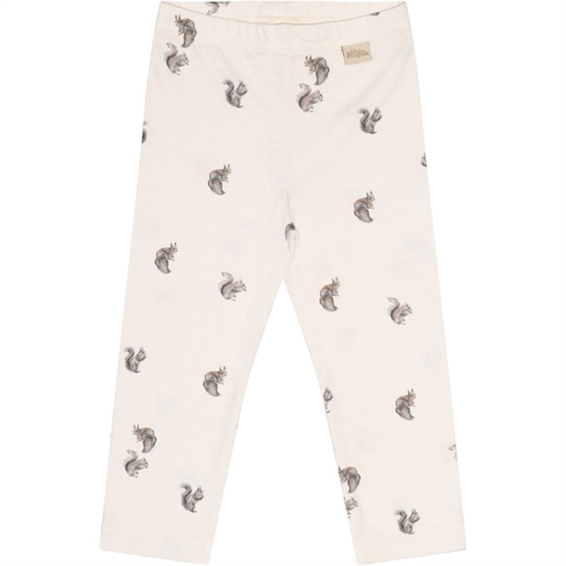 Petit Piao Squirrel Leggings Printed