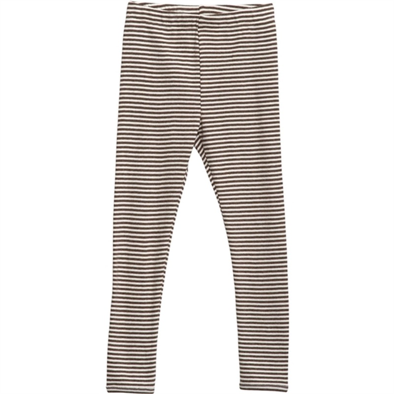 Serendipity Chestnut\/Offwhite Stripe Leggings