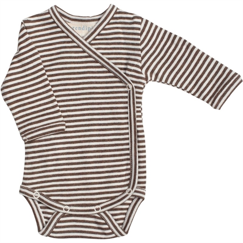 Serendipity Newborn Chestnut\/Offwhite Wrap Body