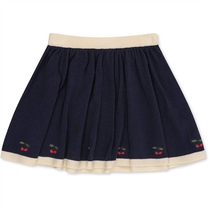Konges Sljd Navy Venton Knit Skirt