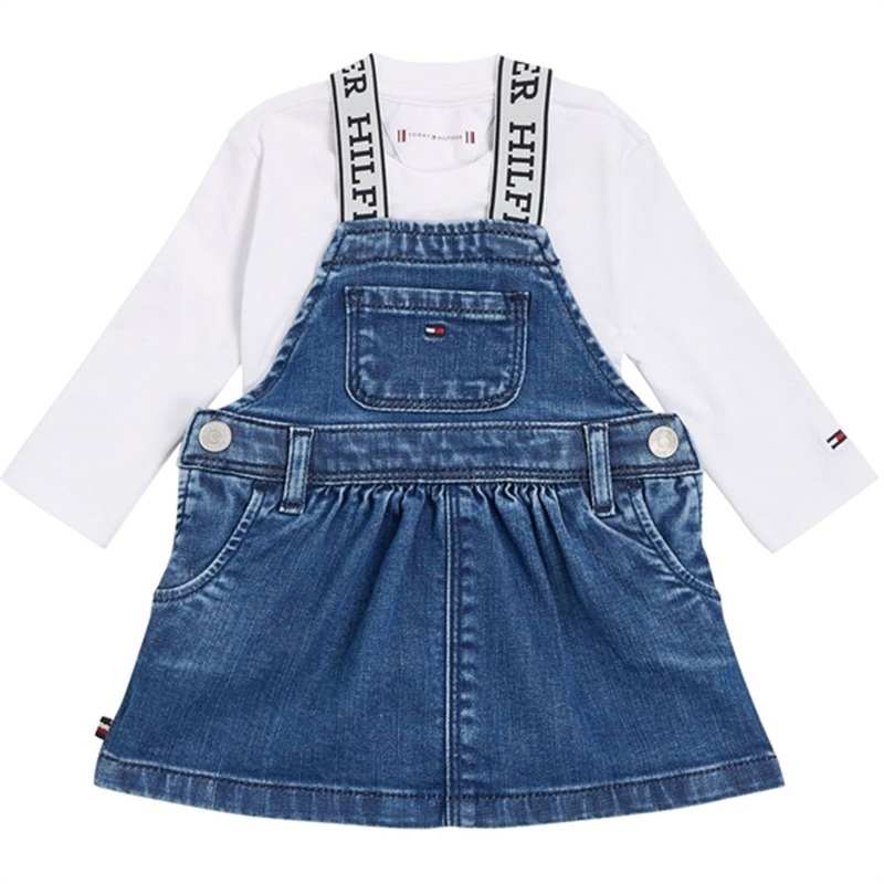 Tommy Hilfiger Baby Denim Dungaree St Denim Medium