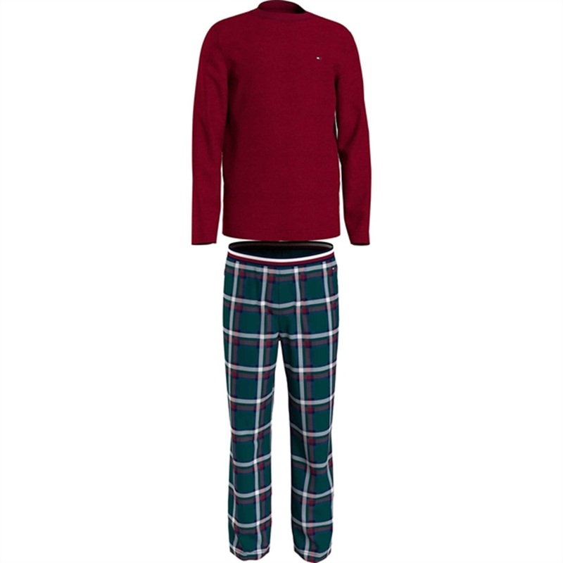 Tommy Hilfiger Pyjamas Rg\/ Green Global Stripe Ck