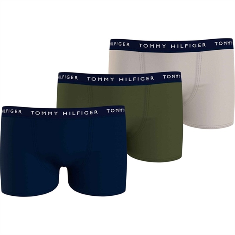 Tommy Hilfiger Trunks 3-Pack Desert Sk\/ Put Green\/ Cash Creme