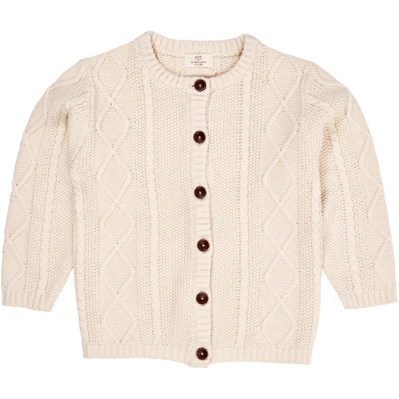 Copenhagen Colors Cream Knitted Cardigan