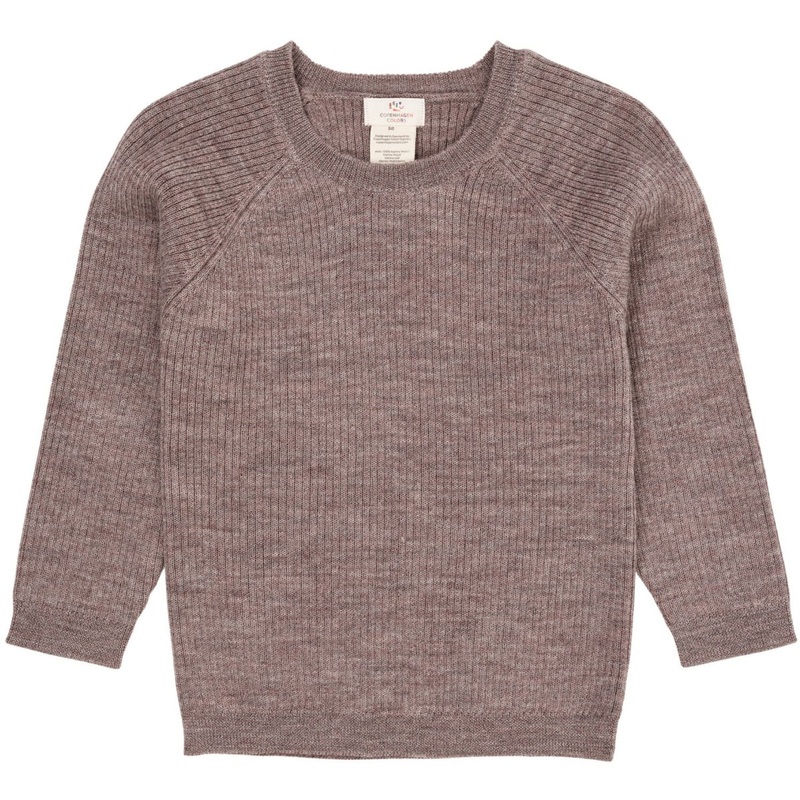 Copenhagen Colors Natural Melange Merino Classic Rib Blouse