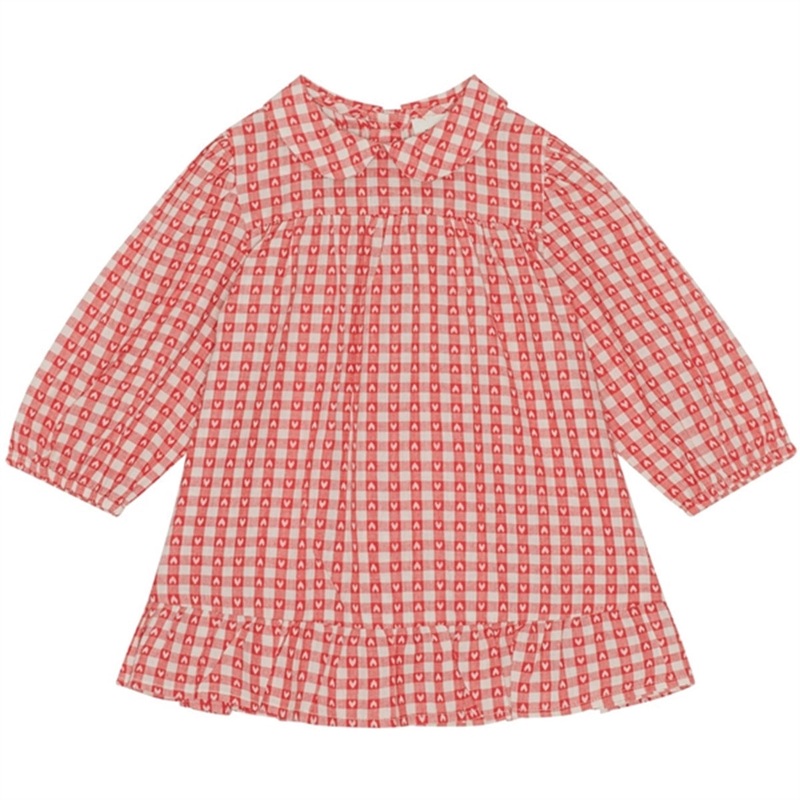 Flss Ally Dress Heart Gingham