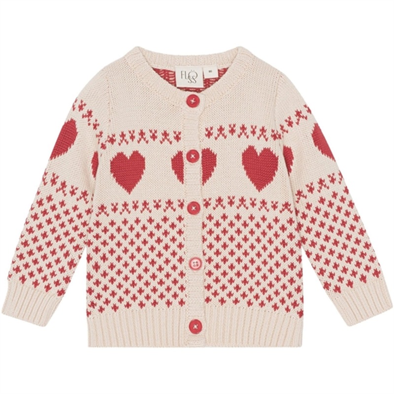 Flss Babette Cardigan Poppy red