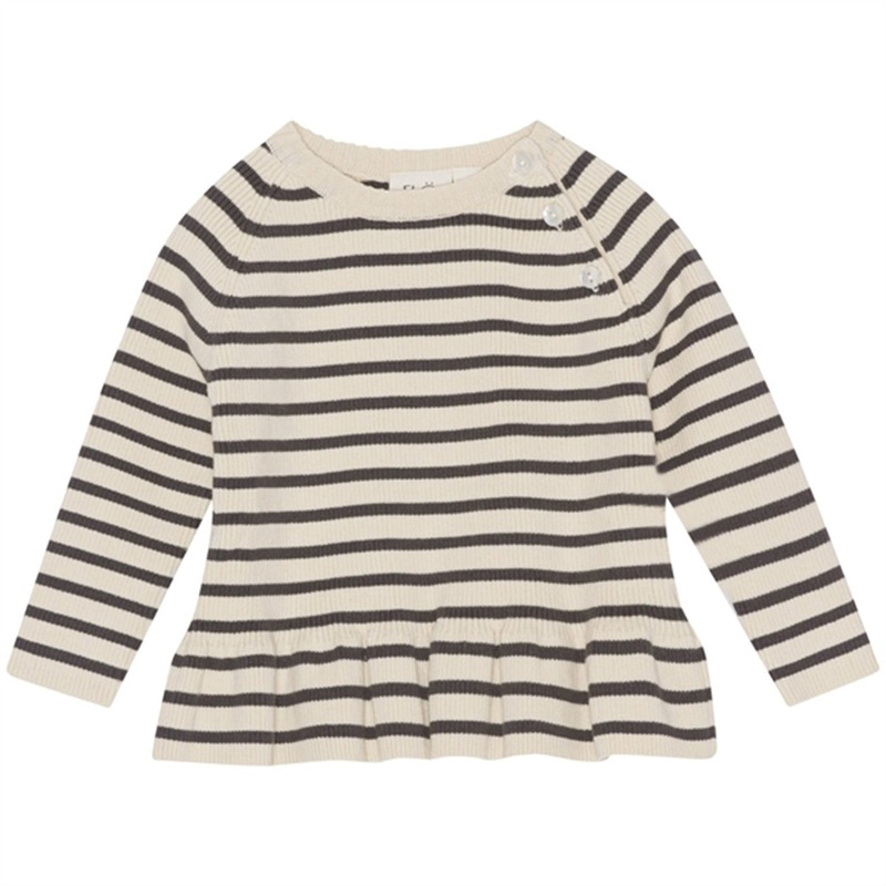 Flss Flye Blouse Noir\/Warm cotton