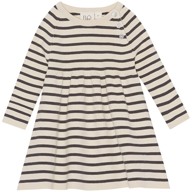 Flss Flye Dress Noir\/Warm cotton