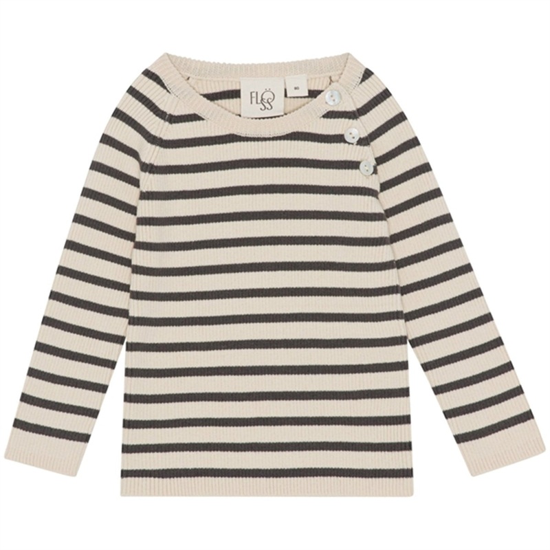 Flss Flye Knitted sweater Noir\/Warm cotton