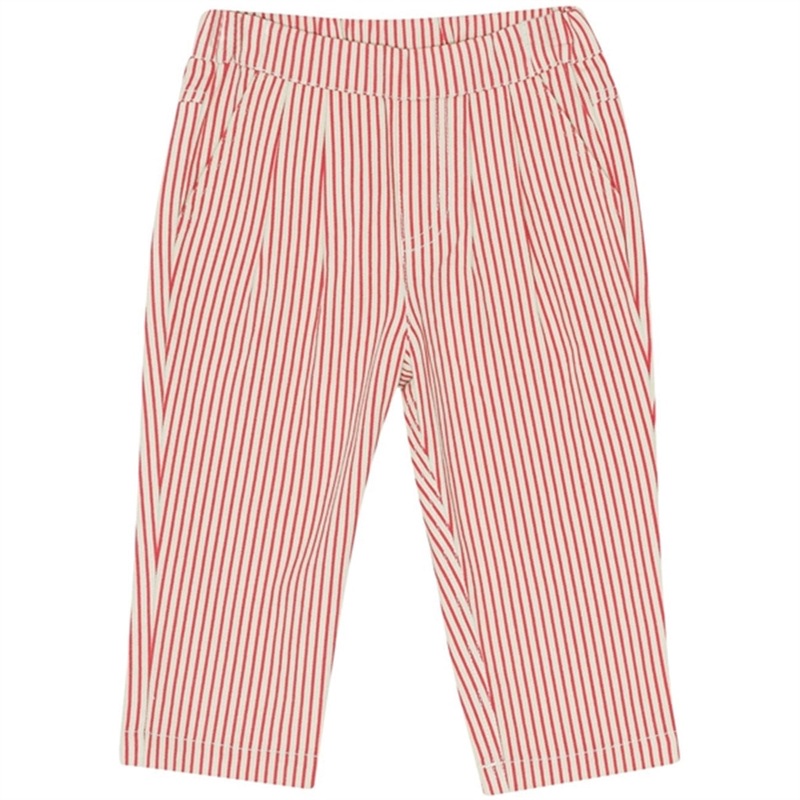 Flss Max Pants Scarlet Stripe