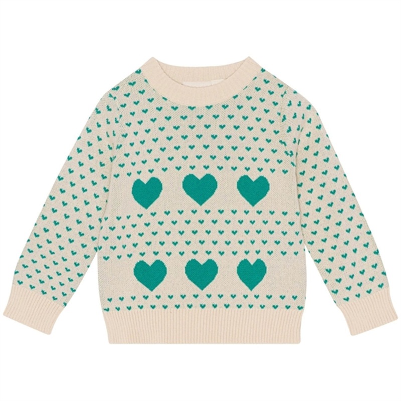 Flss Zoe Knitted Sweater Leaf Green