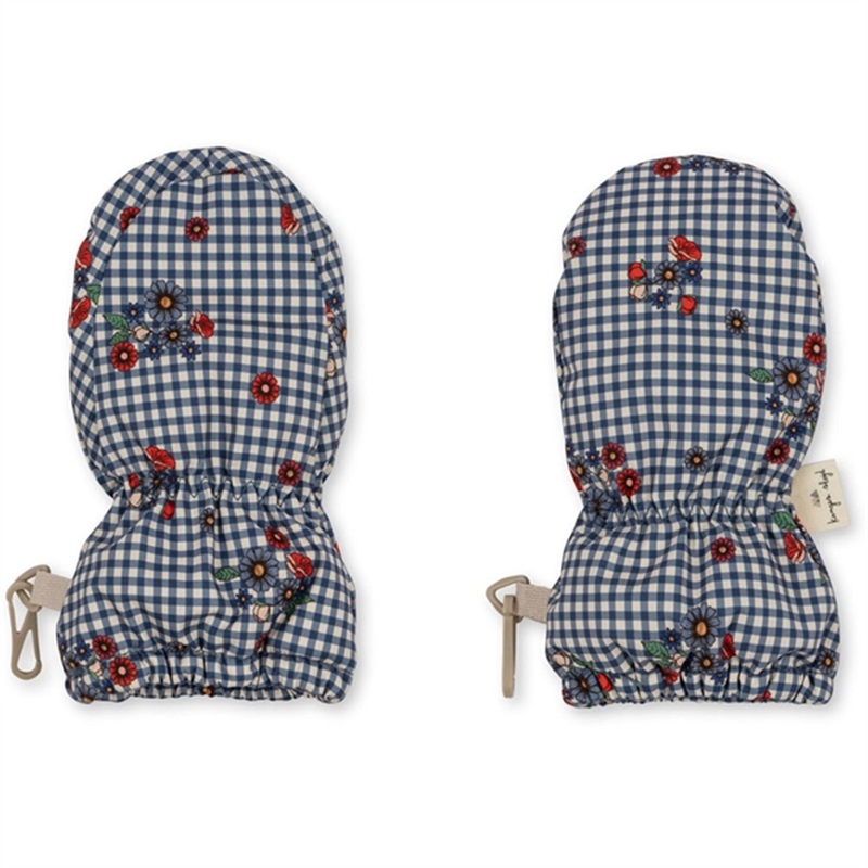 Konges Sljd Blossom Check Nutti Baby Down Gloves