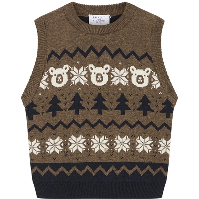 Hust \u0026 Claire Baby Cub Brown Perrie Vest