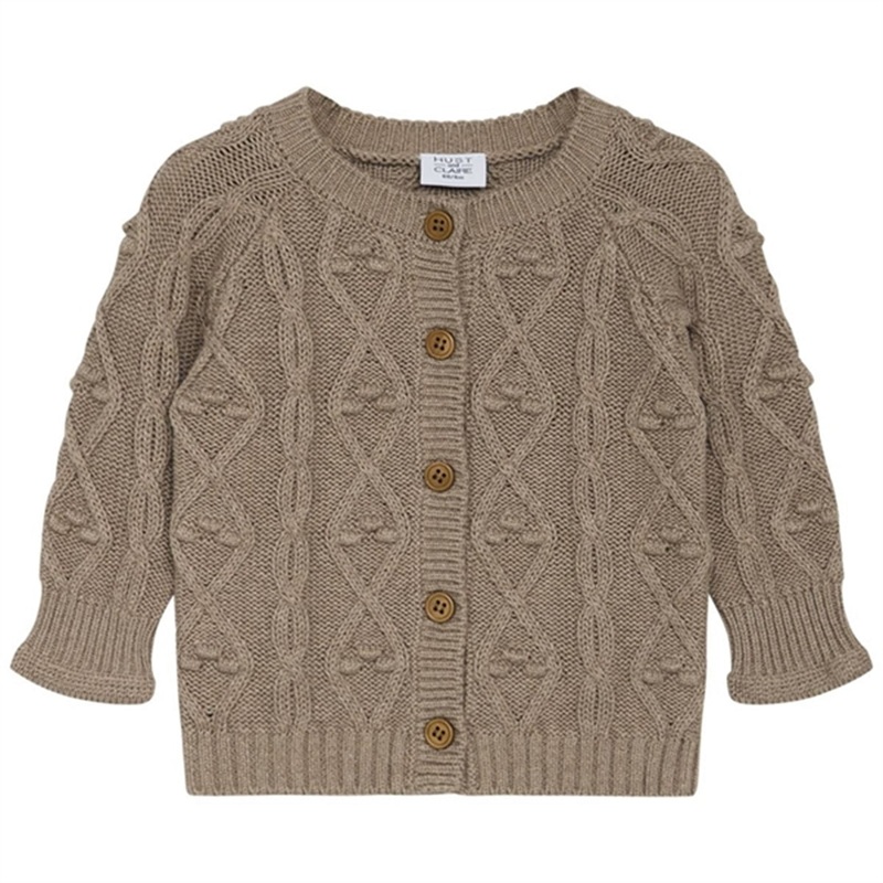 Hust \u0026 Claire Baby Sand Melange Cath Cardigan
