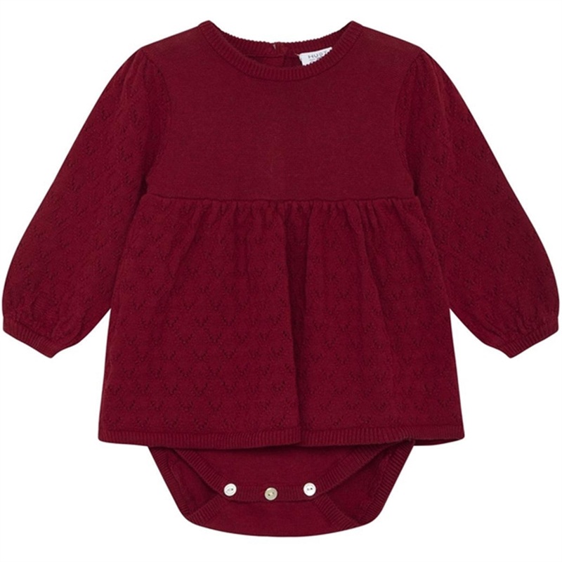 Hust \u0026 Claire Baby Teaberry Mallie Romper