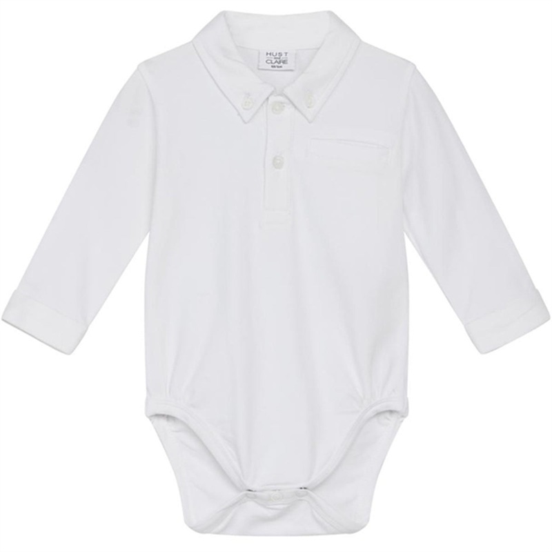 Hust \u0026 Claire Baby White Basil Shirt Body