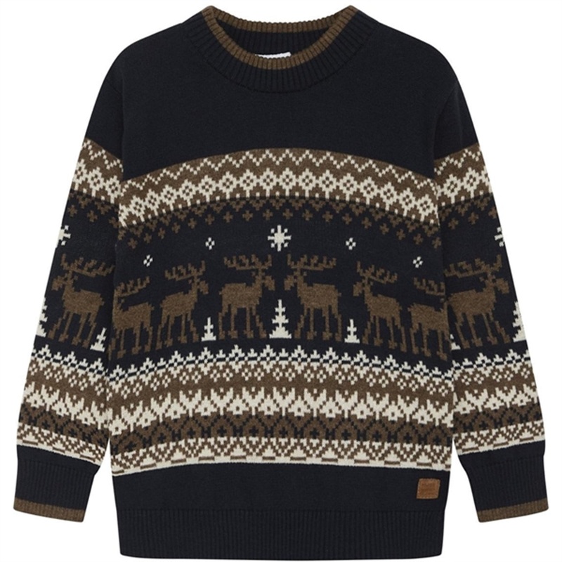 Hust \u0026 Claire Mini Navy Pelle Pullover